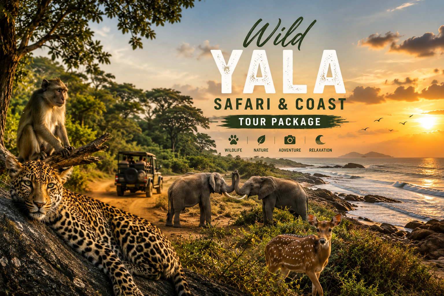 Wild Yala Safari & Coast